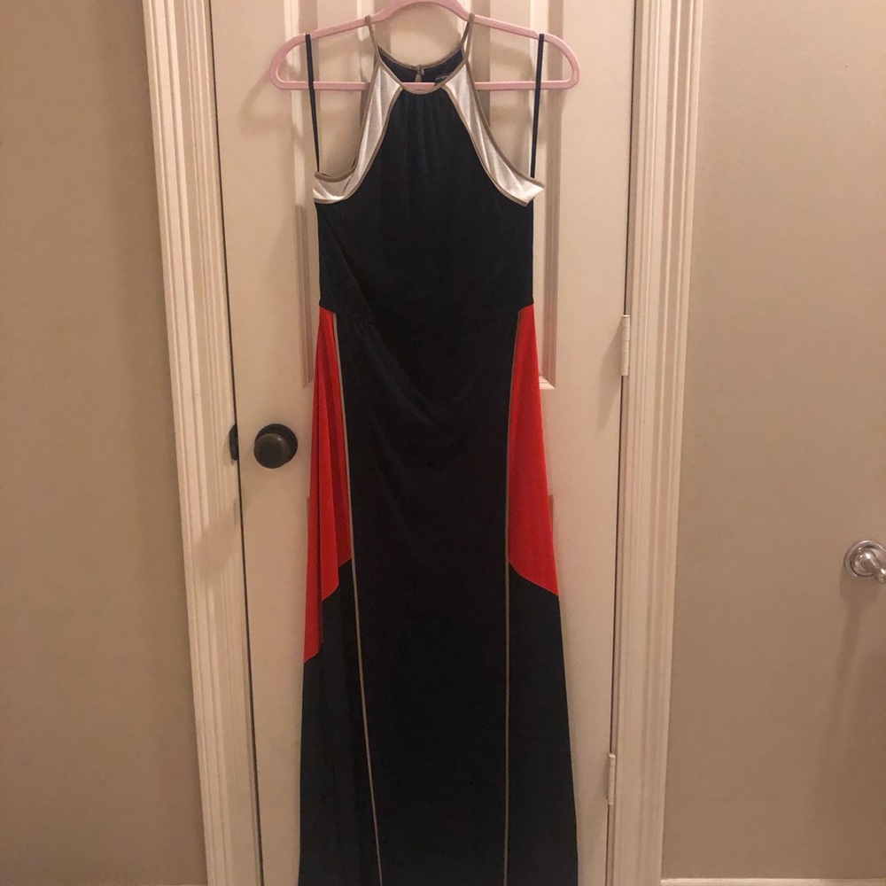 Ann Taylor Navy maxi dress